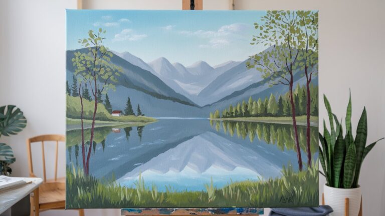 Peinture Acrylique sur Toile : Guide Complet 2025