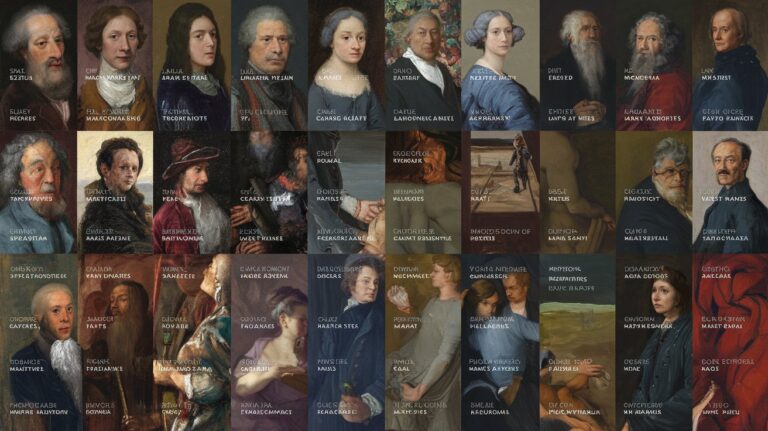 Peintres Célèbres : Liste Complète des 50 Maîtres Incontournables